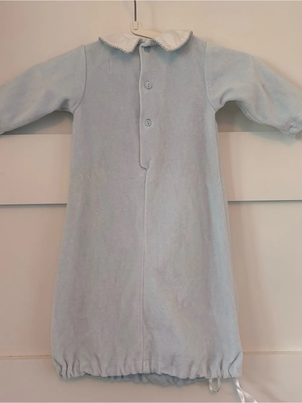 Strasburg Light Blue Rocking Horse Sleep Sack 0-6M